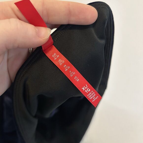 Spanx Velvet Leggings High Waisted Navy Blue - Size XL - Picture 11 of 12